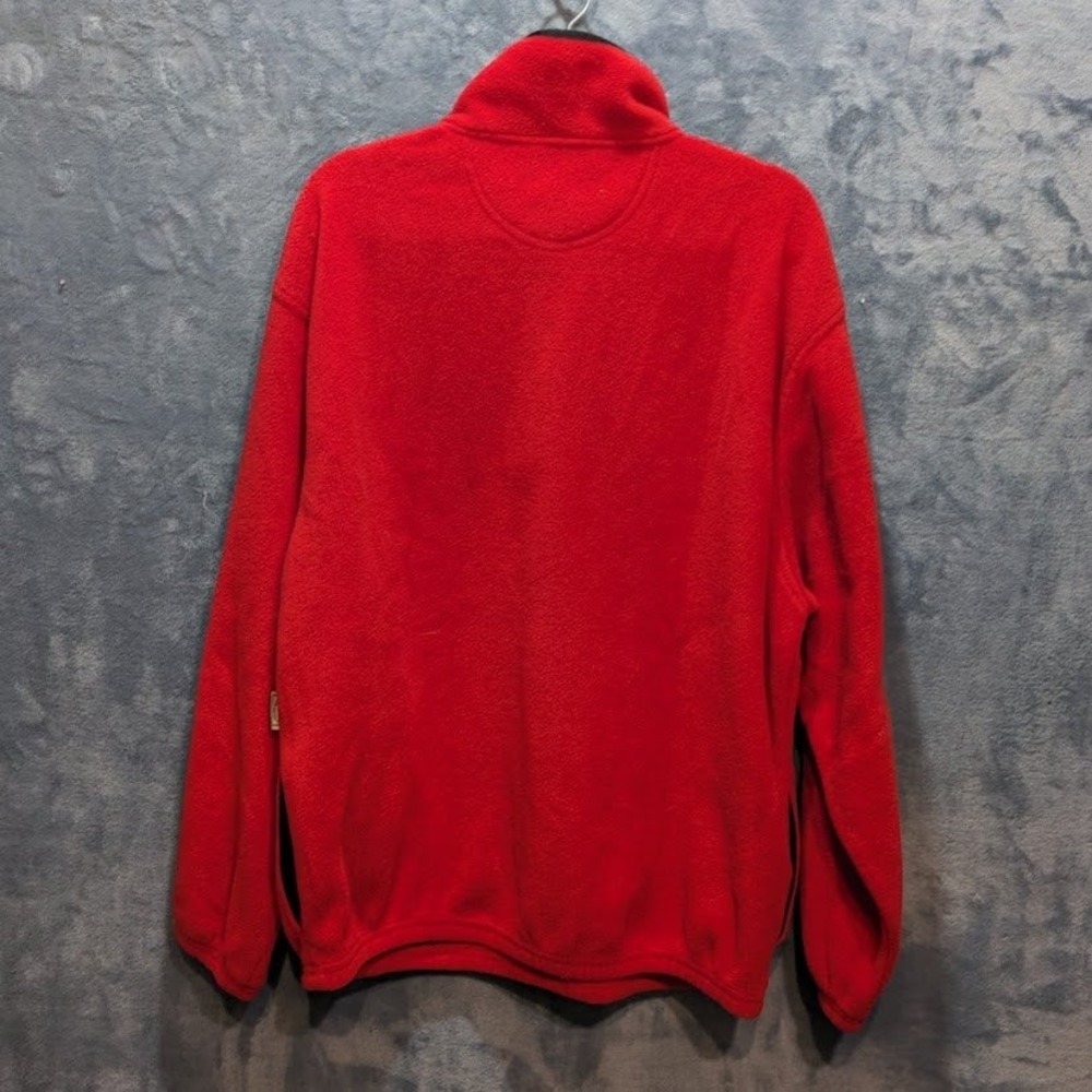 Timberlane Authentic Outerwear Colorado Mens Red Fleece Zip Pullover EAA XL - Picture 8 of 8